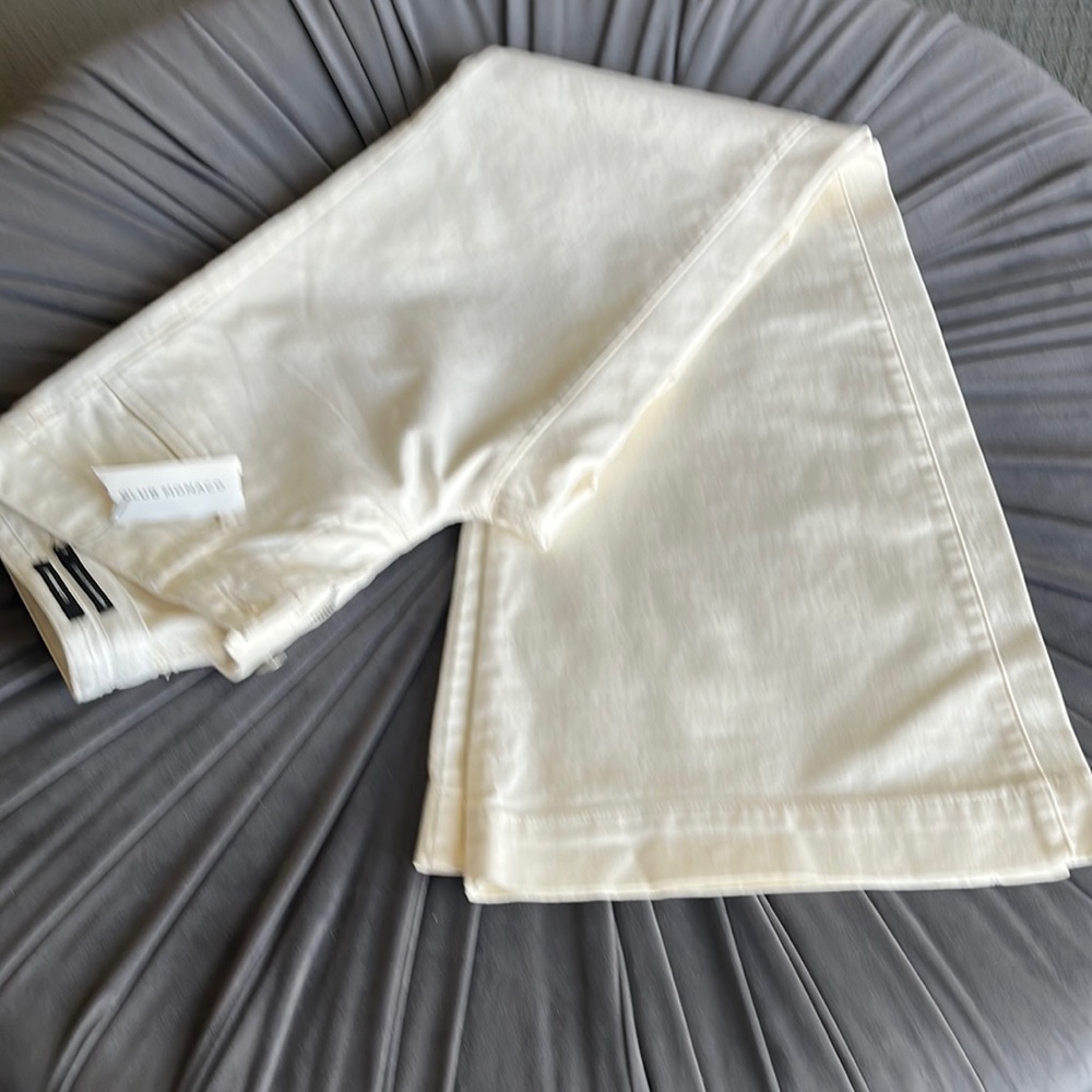 Club Monaco 90’s vintage size 4R low rise slim flare cream color NWT
